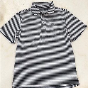 Vineyard Vines Black and White Polo Shirt Classic Stripes